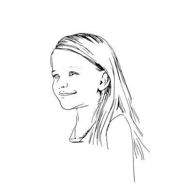 İnsan portreleri vektör illüstrasyonu