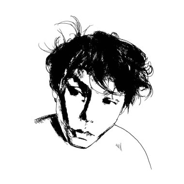 İnsan portreleri vektör illüstrasyonu