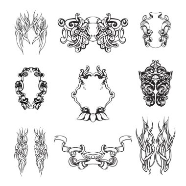 desen sorunsuz doku vintage Barok gerçekçi vektör çizim