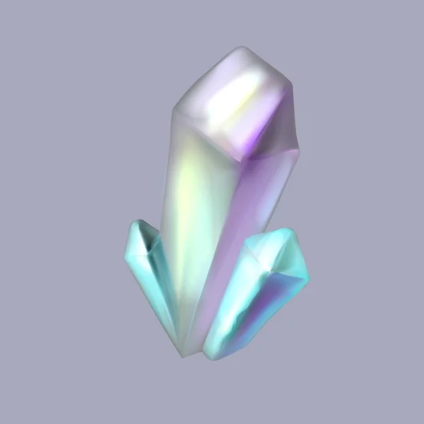 Renderizado Cristal — Archivo Imágenes Vectoriales