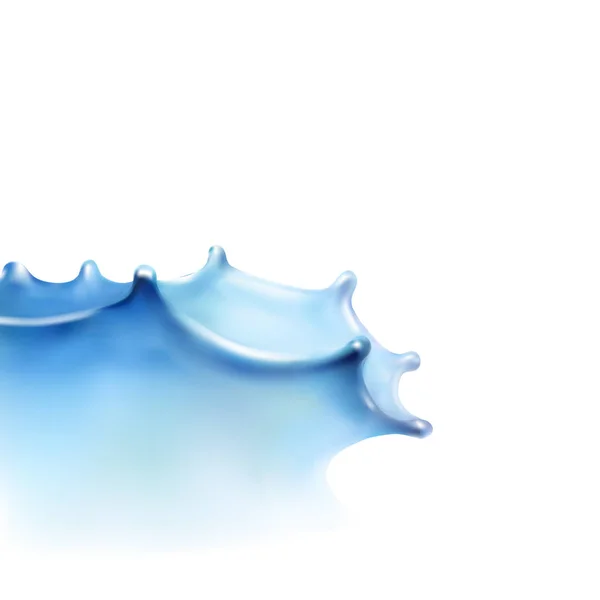 Water Spray Spray Realistische Vectorillustratie — Stockvector