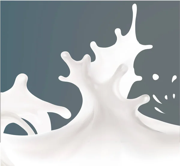 喷洒牛奶焦糖巧克力卡布奇诺咖啡 向量3D 例证查出 — 图库矢量图片