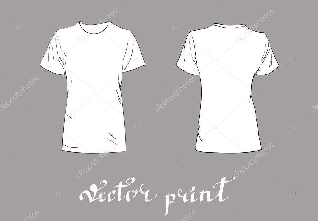 Download White Vector T Shirt Template Premium Vector In Adobe Illustrator Ai Ai Format Encapsulated Postscript Eps Eps Format