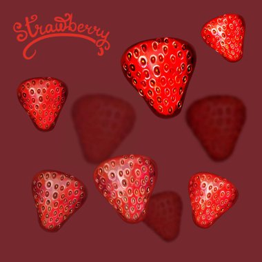 süt ve çilek yoğurt sıçramaları gerçekçi izole vektör düşer