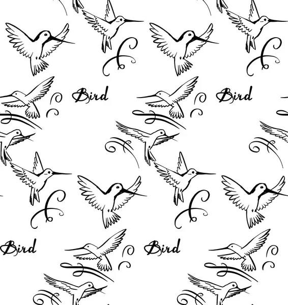 Ilustração Pássaro Vetor Aquarela —  Vetores de Stock