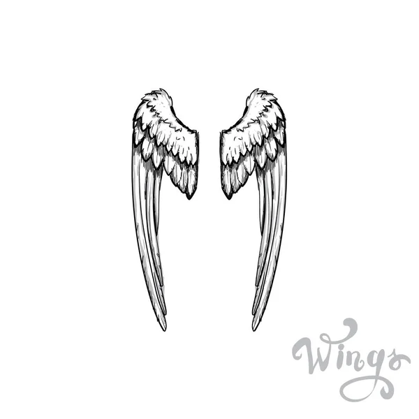 Angel Wings logo vector set — Stockvector