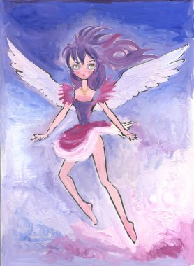 kız elf fantezi animasyonu