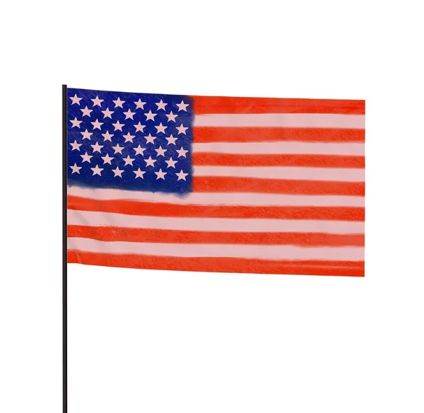 Flagge Der Vereinigten Staaten Von Amerika — Stockfoto