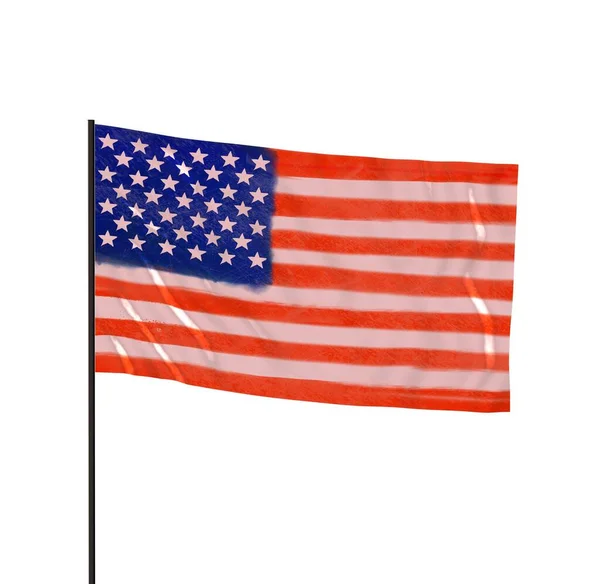 Vlag Van Verenigde Staten Van Amerika — Stockfoto