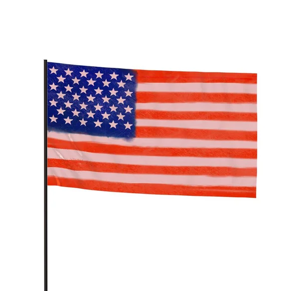 Прапор Єднаних Держав Америки — стокове фото