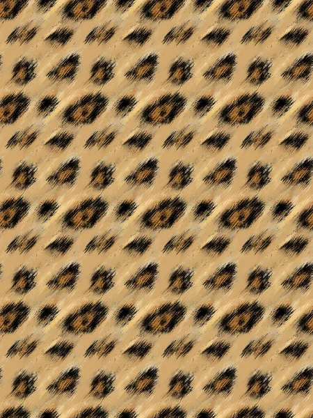 Seamless Pattern Leopard Skin — Stock Photo, Image