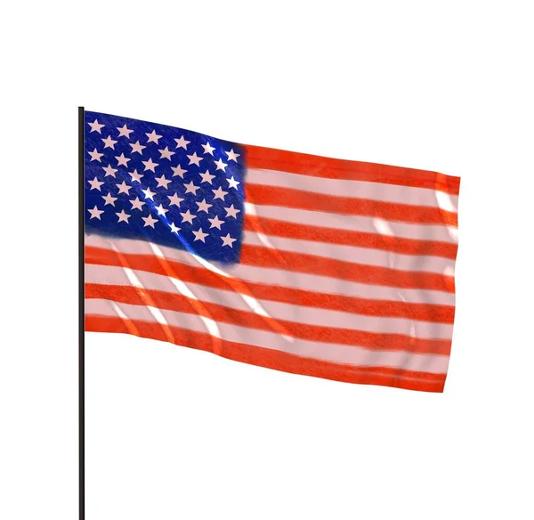 Vlag Van Verenigde Staten Van Amerika — Stockfoto
