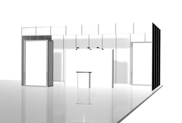 Exhibition Stand Expo Rendering Visualization — Stock Photo, Image