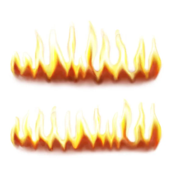 Feuer Hintergrund Set Grafik Tätowierung — Stockfoto