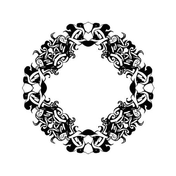 Ornament Mandala Illustration Rahmen gesetzt — Stockfoto