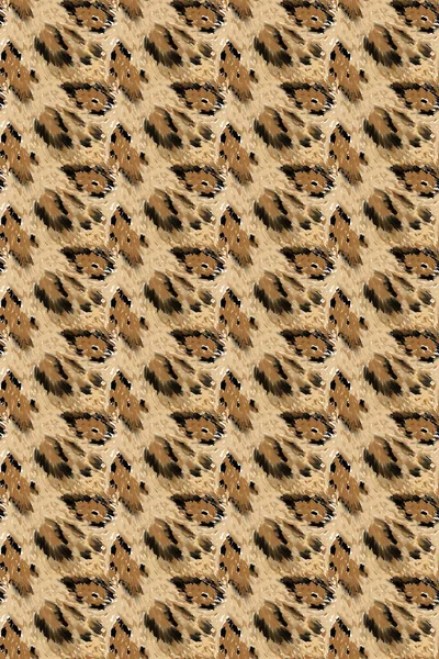 Cheetah print watercolor art illustration  pattern