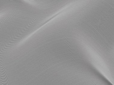 Çizgiler siyah ve beyaz desen 3D rendeleme dalgaları