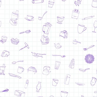 kahve zamanı vektör deseni