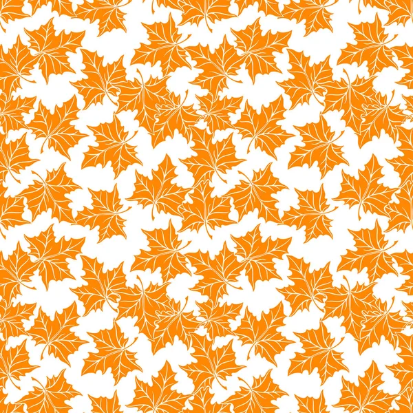 Seamless Pattern of multi colored leaf