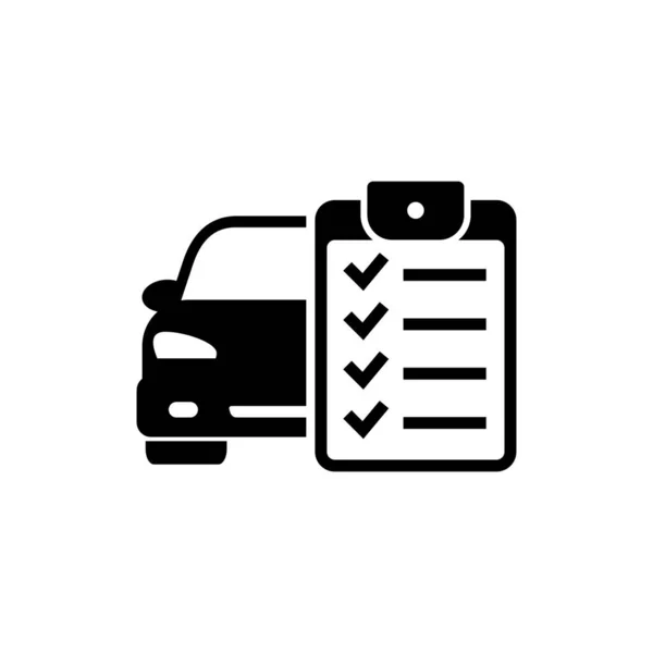 Εικονίδιο Λίστας Υπηρεσιών Αυτοκινήτων Checklist Αυτοκίνητο Servise Εικονίδιο Συντήρησης Εικονογράφηση — Διανυσματικό Αρχείο