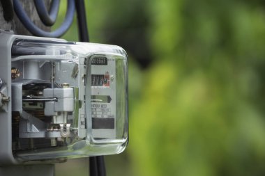 Güç kullanımını ölçme elektrik güç ölçer. Watt saat elektrik m