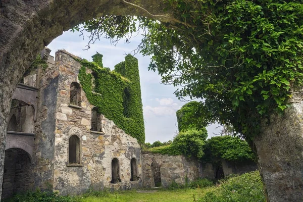 Замок Клифден Разрушенный Замок Скай Роуд Коннемара Ирландия — стоковое фото