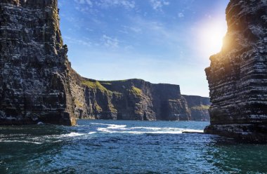 The Cliffs of Moher, Branaunmore Sea Stack, County Clare, Ireland clipart