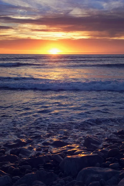 Sunset Strandhill Beach Sligo Ireland — Stock Photo, Image