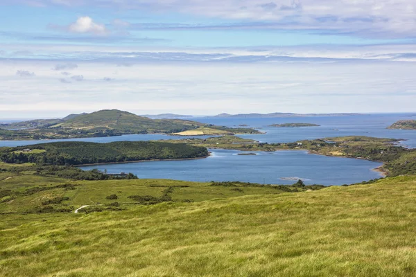 Connemara Nationalpark Blick Vom Unteren Diamantenhügel Buchstabenfrack Irland — Stockfoto