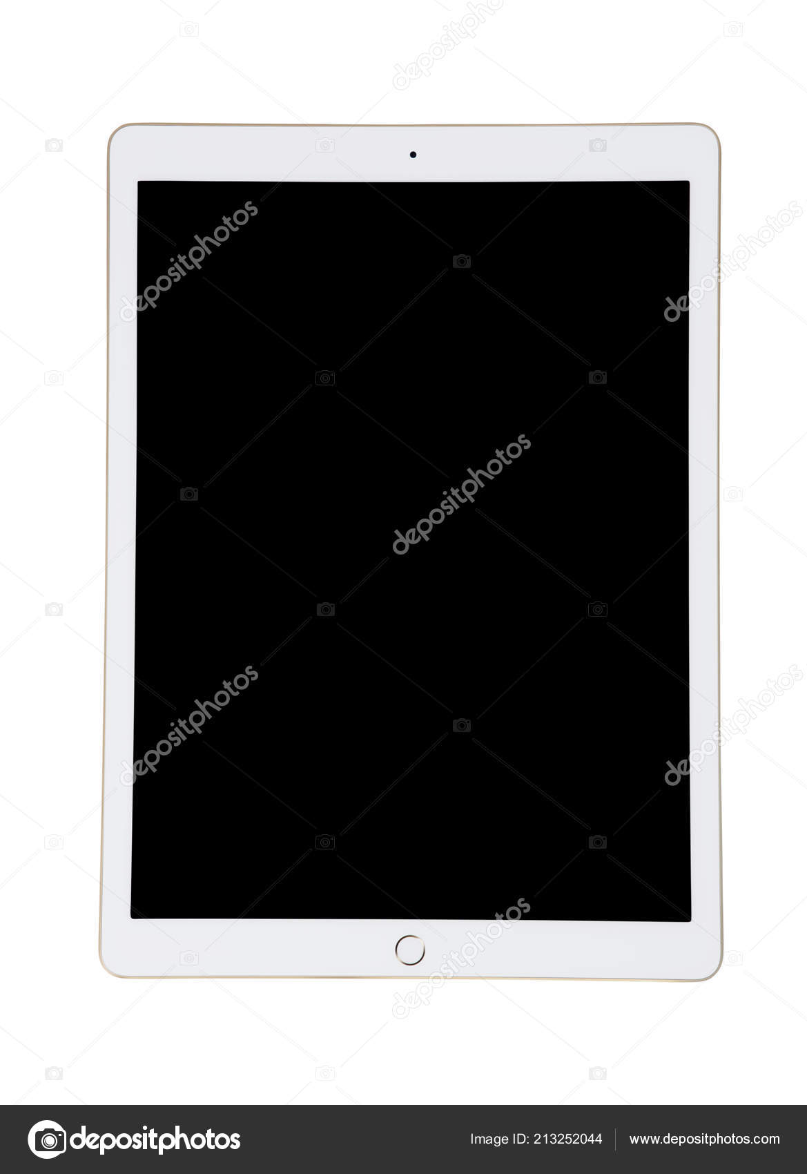 White Ipad Tablet Black Screen Your Picture Stock Photo by ©Elena
