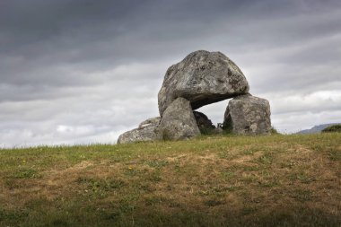Carrowmore megalithic cemetery in Ireland clipart
