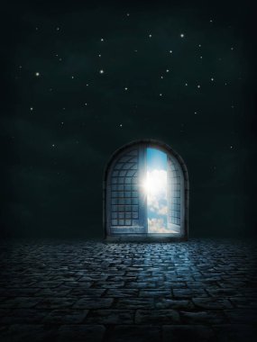 Açık kapı gece