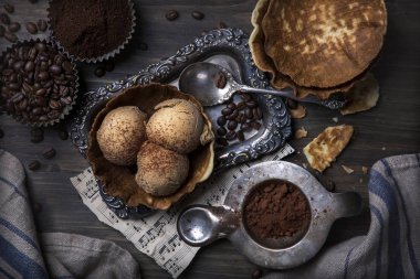 Külahta kahve dondurması.