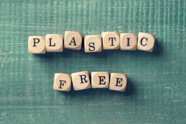Kelime plastik ücretsiz mektup küpleri