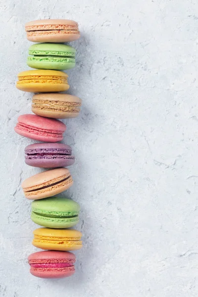 Kleurrijke macarons — Stockfoto