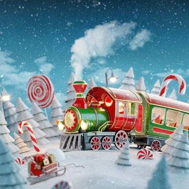Noel Baba 'nın Noel treni