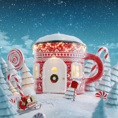 İnanılmaz bir Noel kupası.