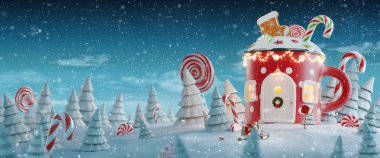 İnanılmaz bir Noel kupası.