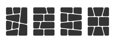 Çizgi roman modeli seti. Anime panelleri beyaz arkaplanda izole edilmiş. Çizim tahtası ya da fotoğraf kolajı şebekeleri. Dergi, afiş, poster ya da eskiz kitabı için uygun. Vektör grafik illüstrasyonu.