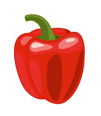 Dolmalık biber. Vektör çizim.