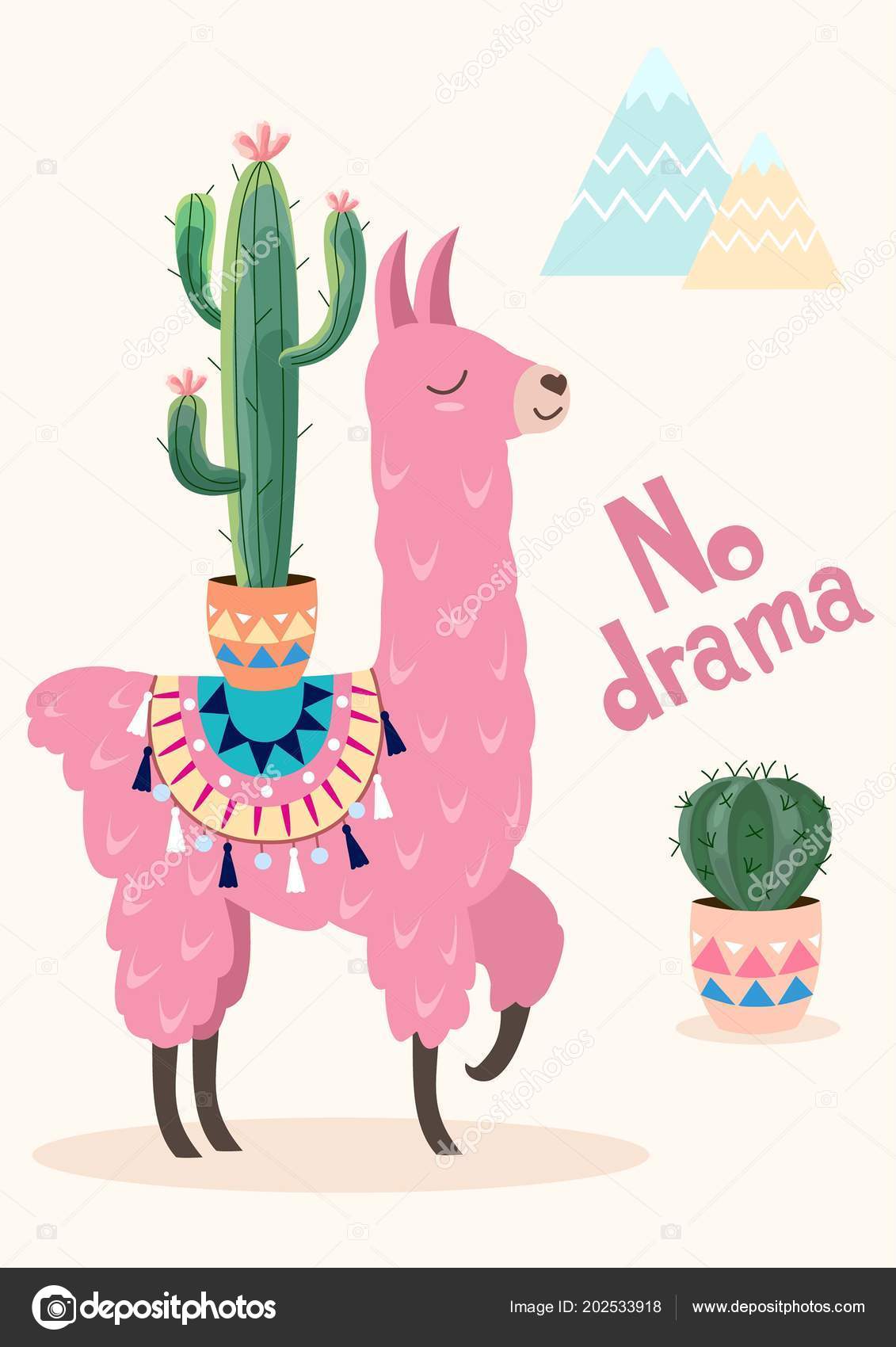 7 4 Llama Cartoon Vectors Free Royalty Free Llama Cartoon Vector Images Depositphotos