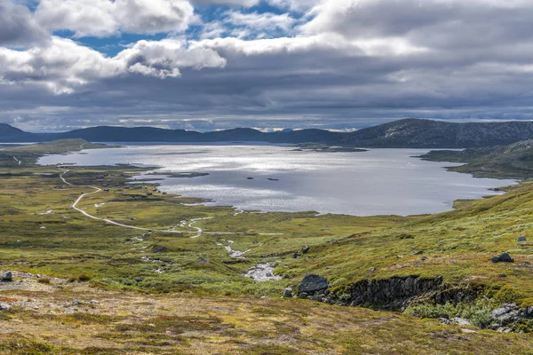 Krajobraz Parku Narodowym Jotunheimen Norwegia — Zdjęcie stockowe