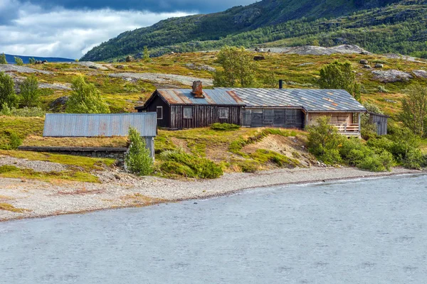 Stary Norweski Domy Jotunheimen Nationalpark Norwa — Zdjęcie stockowe