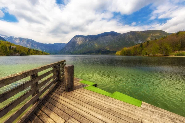 Bohinjer See Der Größte See Slowenien — Stockfoto