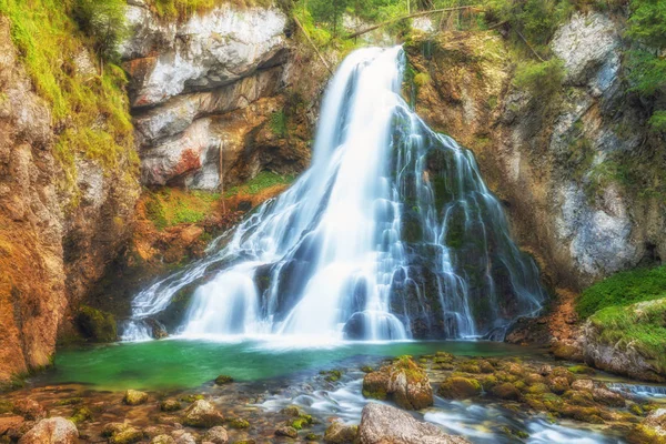 Cachoeira Golling Der Salzach Áustria Europa — Fotografia de Stock