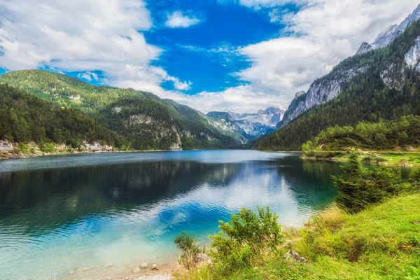 萨尔茨卡默古特的戈绍湖 奥地利 — 图库照片