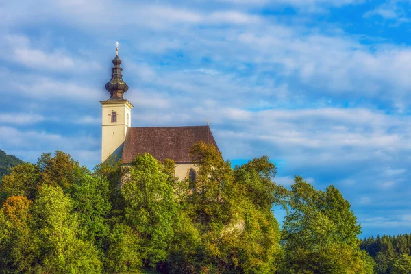 Nikolaus Kirche Golling Der Salzach Österreich — Stockfoto