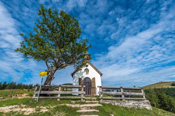 Postalm 奥地利 欧洲的小教堂 — 图库照片