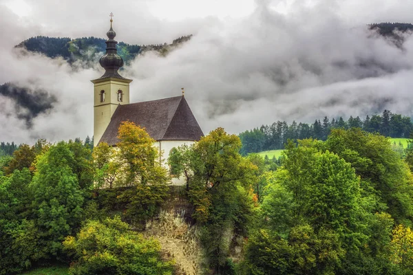 Nikolaus Kirche Golling Der Salzach Österreich — Stockfoto