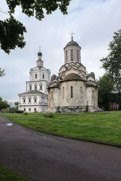 Den Ortodoxa Kyrkan Ärkeängeln Michail Och Spassky Katedralen Klostret Andronikov — Stockfoto